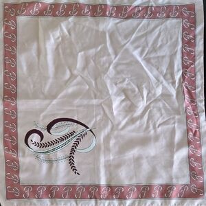 Stylish Pink and White Scarf